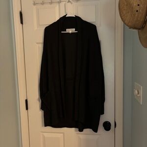 Classic  Dark Grey Cardigan Sweater. Size 2X